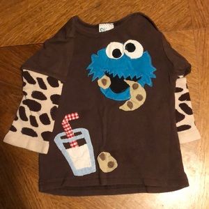 Morfs Sesame Street Cookie Monster toddler top